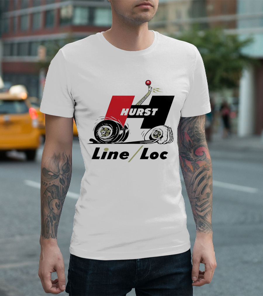 Hurst Line Loc Racing Tire Burnout T-Shirt