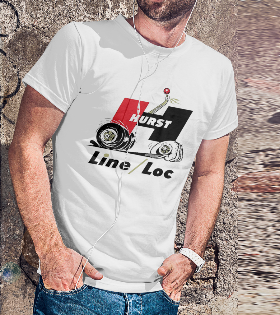 Hurst Line Loc Racing Tire Burnout T-Shirt