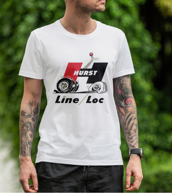 Hurst Line Loc Racing Tire Burnout T-Shirt