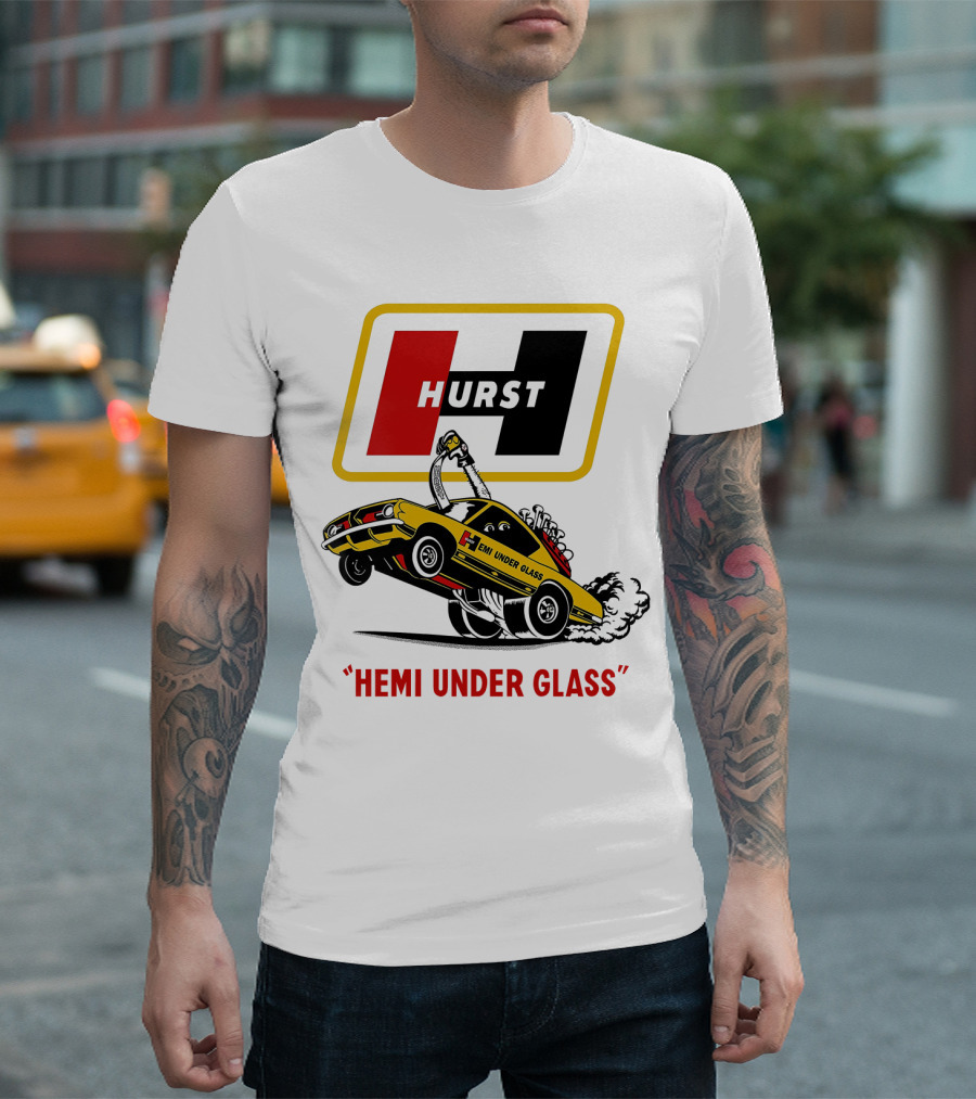 Hurst Hemi Under Glass Wheelstand T-Shirt