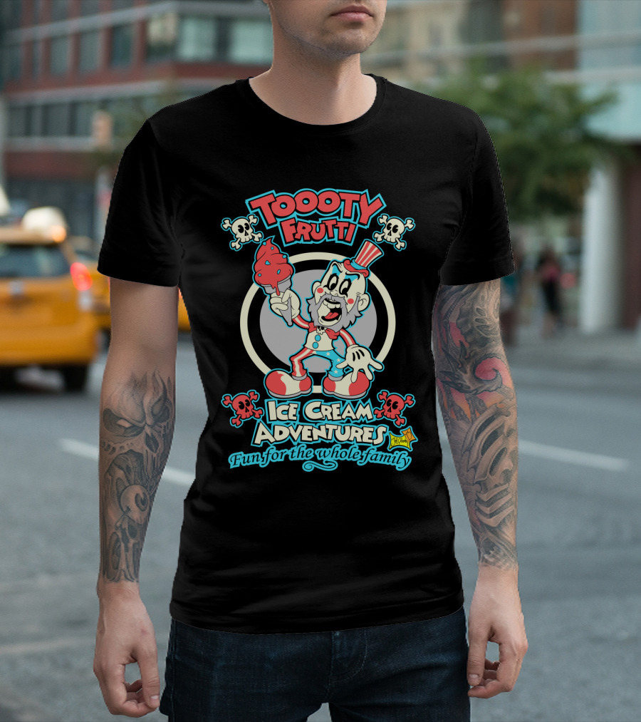 Toooty Fruity Ice Cream Adventures Fun for the Whole Family T-Shirt