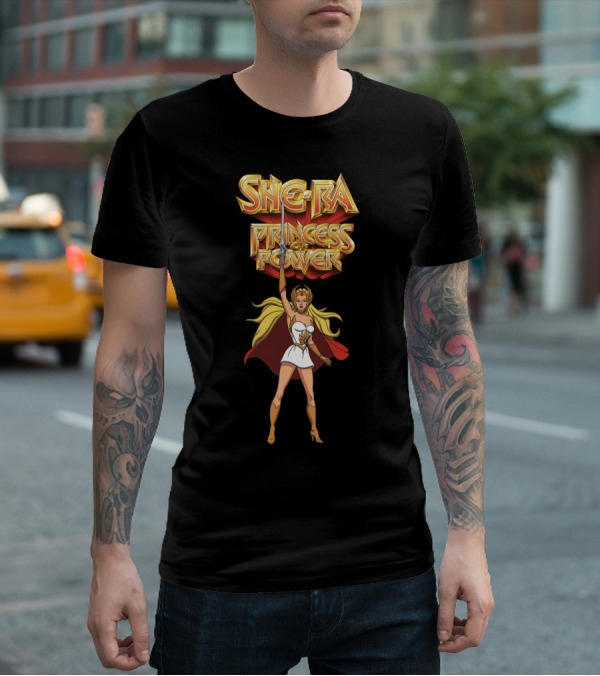 She Ra Princess Of Power Iconic Heroine And Sword T-Shirt