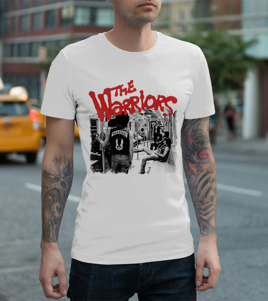 The Warriors Movie Subway Scene Iconic Street Gang Jacket T-Shirt