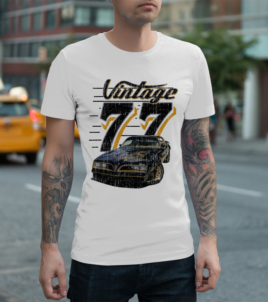 Vintage 77 Smokey and the Bandit 1977 Pontiac Trans Am T-Shirt