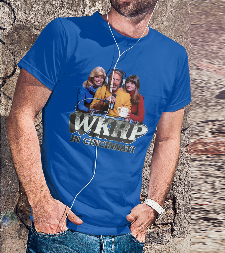 WKRP In Cincinnati Retro Cast 70s Radio Show T-Shirt