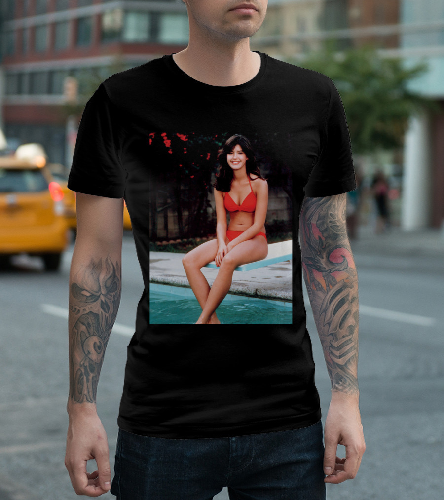 Fast Times at Ridgemont High Linda Barrett Red Bikini Pool Scene T-Shirt