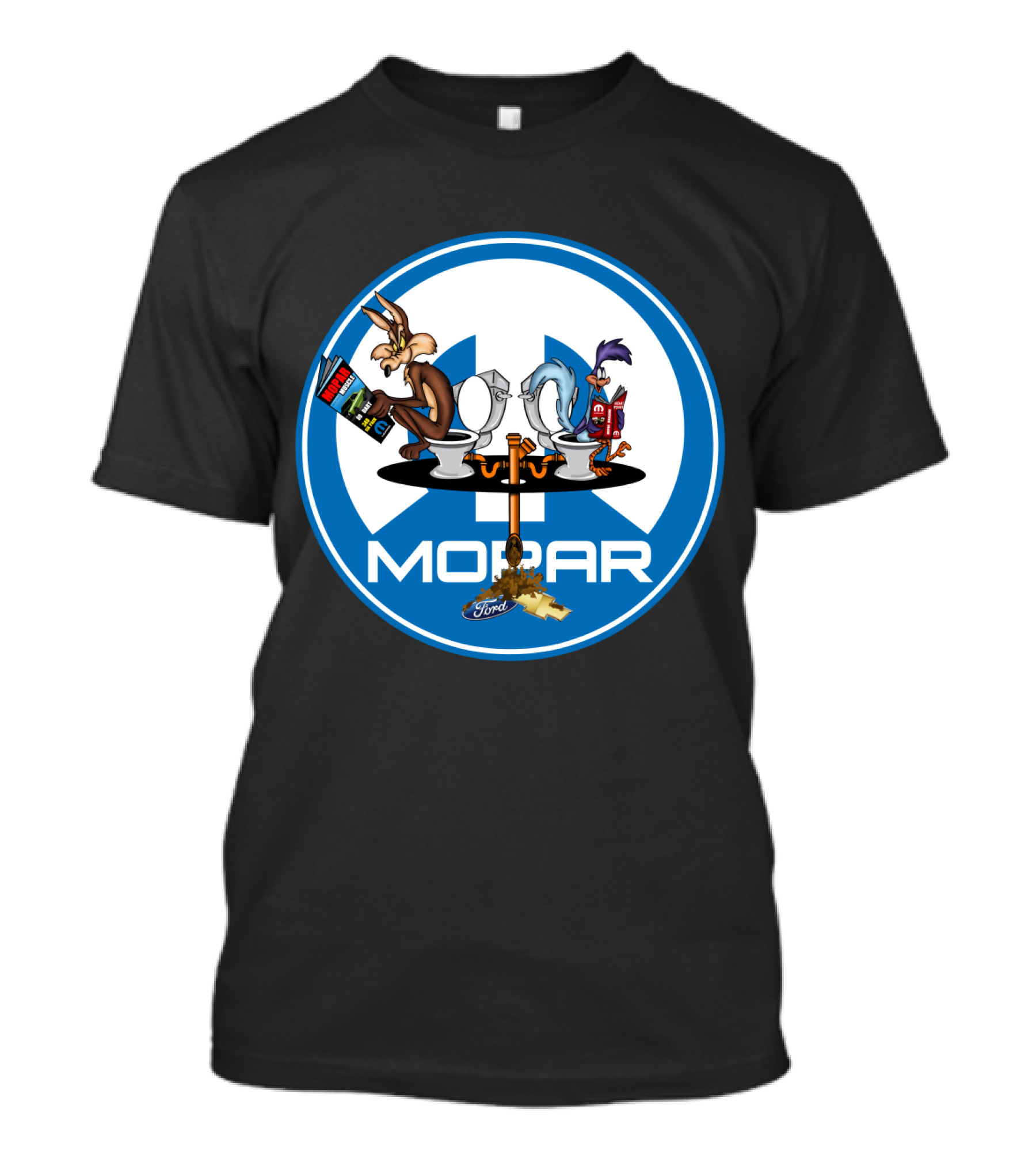 Mopar Road Runner Vs Coyote Ford T-Shirt