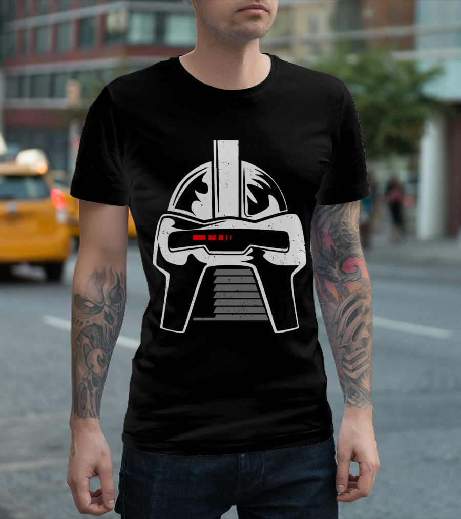 Cylon Helmet Battlestar Galactica Iconic T-Shirt