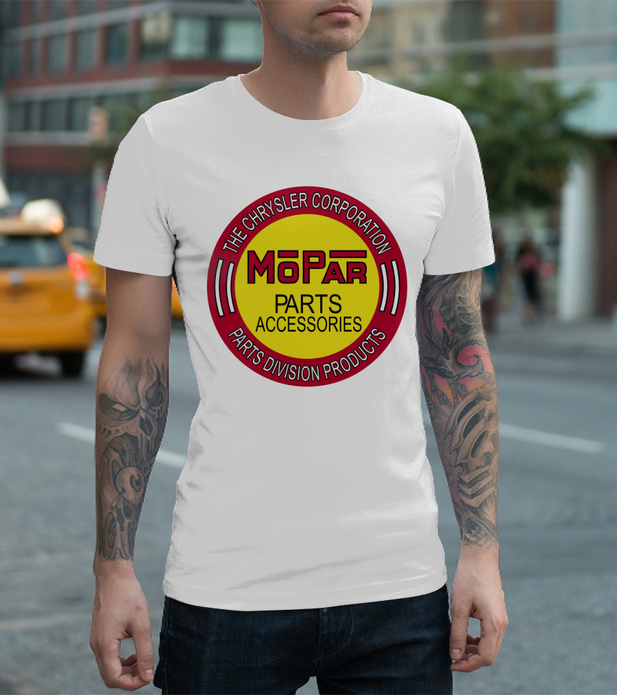 The Chrysler Corporation Mopar Parts Accessories Parts Division Products T-Shirt