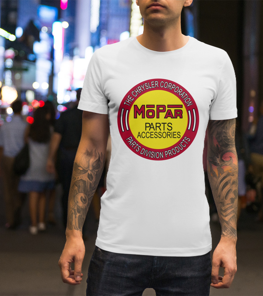 The Chrysler Corporation Mopar Parts Accessories Parts Division Products T-Shirt