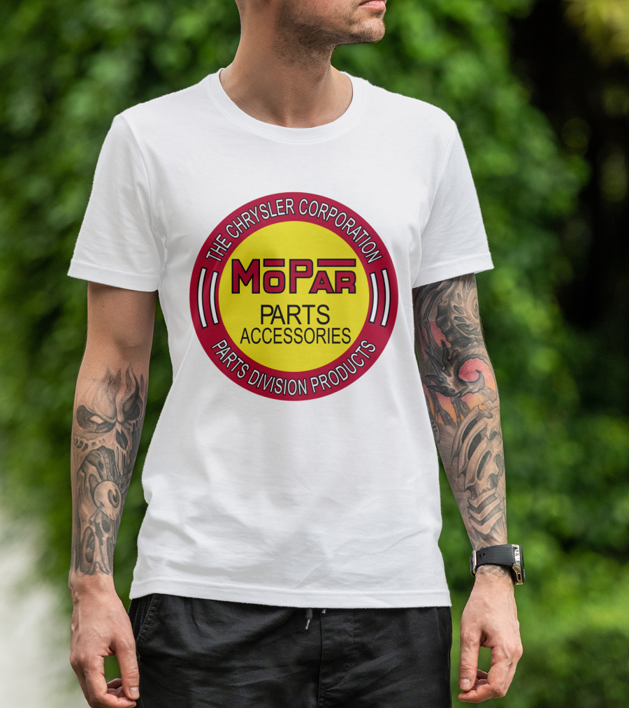 The Chrysler Corporation Mopar Parts Accessories Parts Division Products T-Shirt