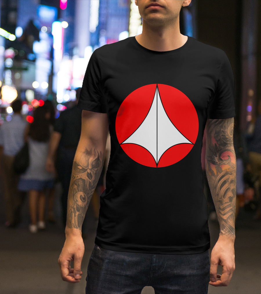 Robotech Symbol Red And White Circle Emblem T-Shirt