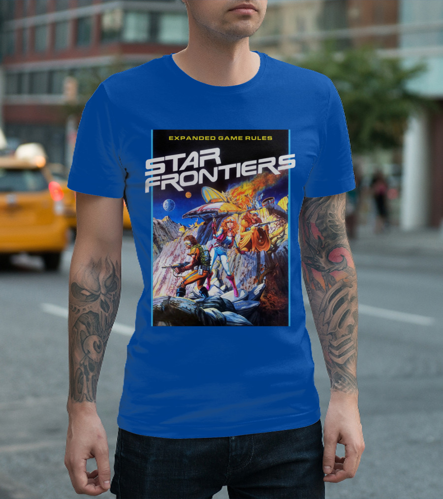 Star Frontiers Expanded Game Rules Retro Sci-Fi Adventure T-Shirt