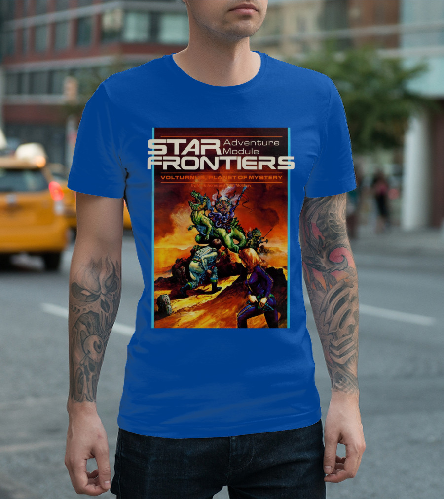 Star Frontiers Adventure Module Volturnus Planet of Mystery T-Shirt