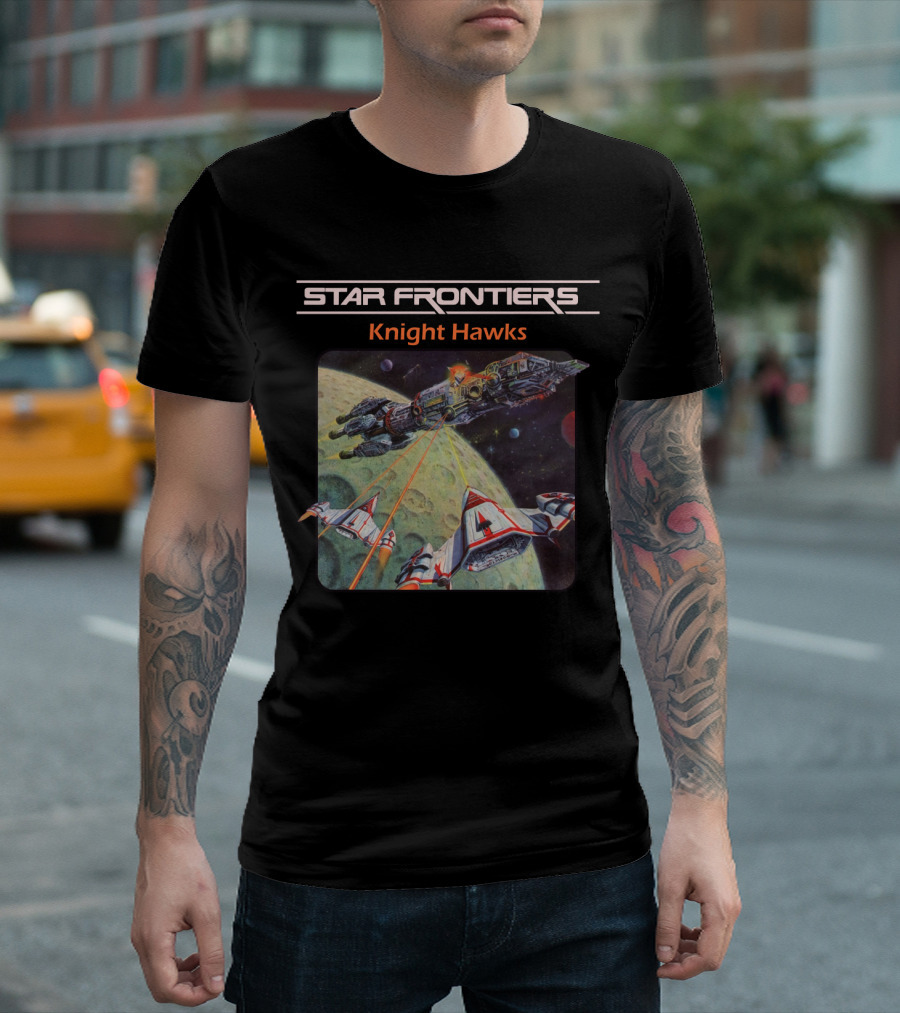 Star Frontiers Knight Hawks Space Adventure 1980s Sci-Fi Retro T-Shirt
