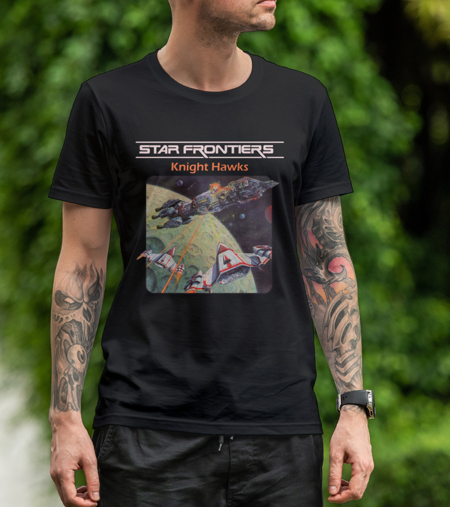 Star Frontiers Knight Hawks Space Adventure 1980s Sci-Fi Retro T-Shirt