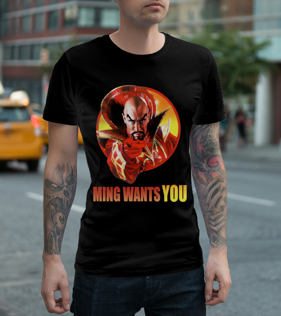 Flash Gordon Ming Wants You Villain T-Shirt