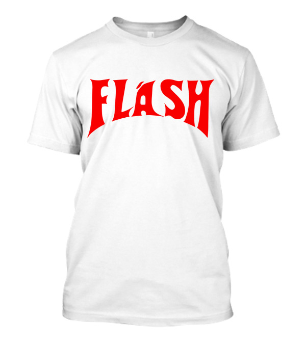 Flash Gordon Retro Style Typography Red T-Shirt