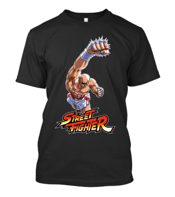 Sagat Street Fighter Powerful Punch Attack T-Shirt