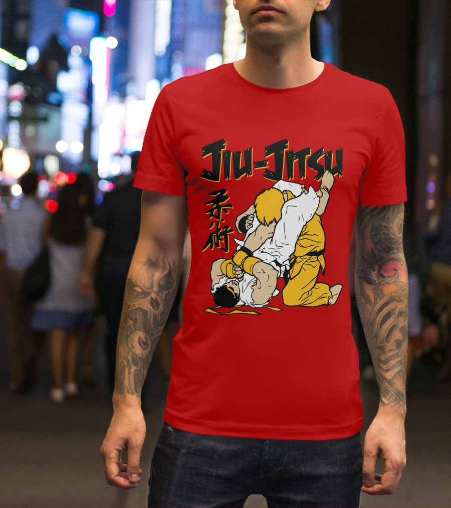 Jiu Jitsu Street Ryu Ken Martial Arts Showdown T-Shirt