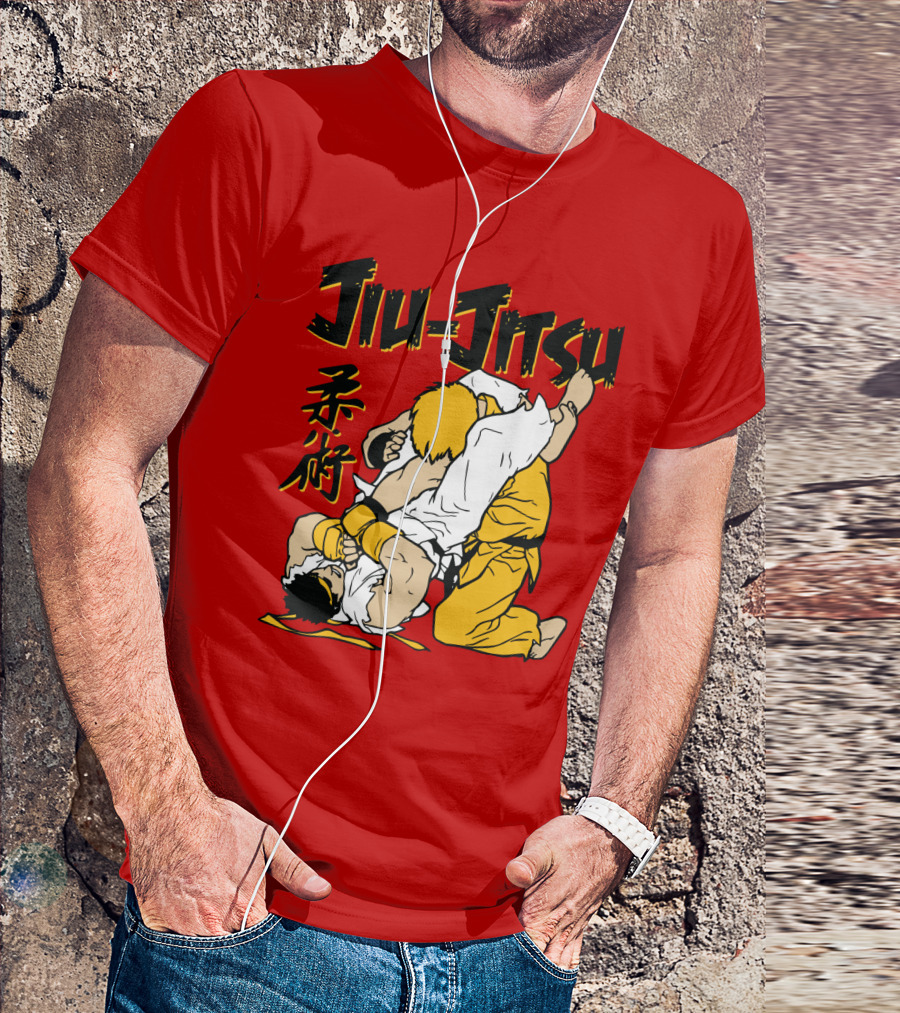 Jiu Jitsu Street Ryu Ken Martial Arts Showdown T-Shirt
