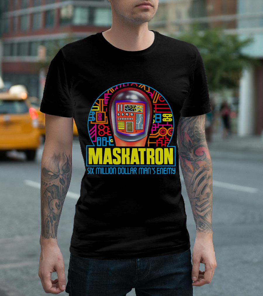 MASKATRON SIX MILLION DOLLAR MAN'S ENEMY T-Shirt