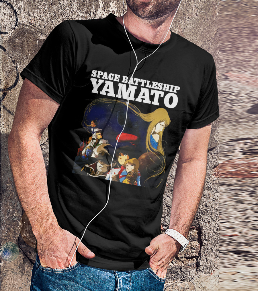 Space Battleship Yamato Classic Anime Crew Collection T-Shirt
