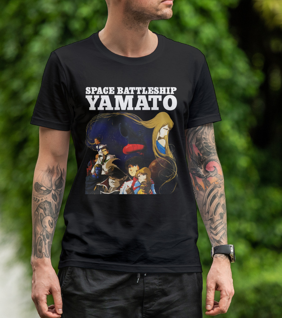 Space Battleship Yamato Classic Anime Crew Collection T-Shirt