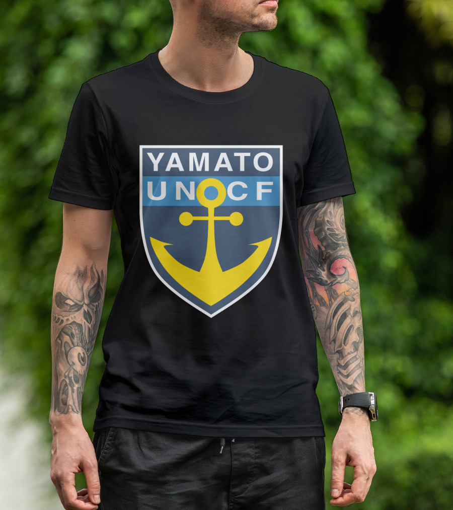 Yamato UNCF Anchor Emblem Space Battleship Crest T-Shirt