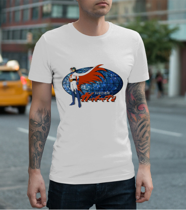 Gatchaman Ken The Eagle Science Ninja Team Gatchaman カモ人忍者結隊 T-Shirt