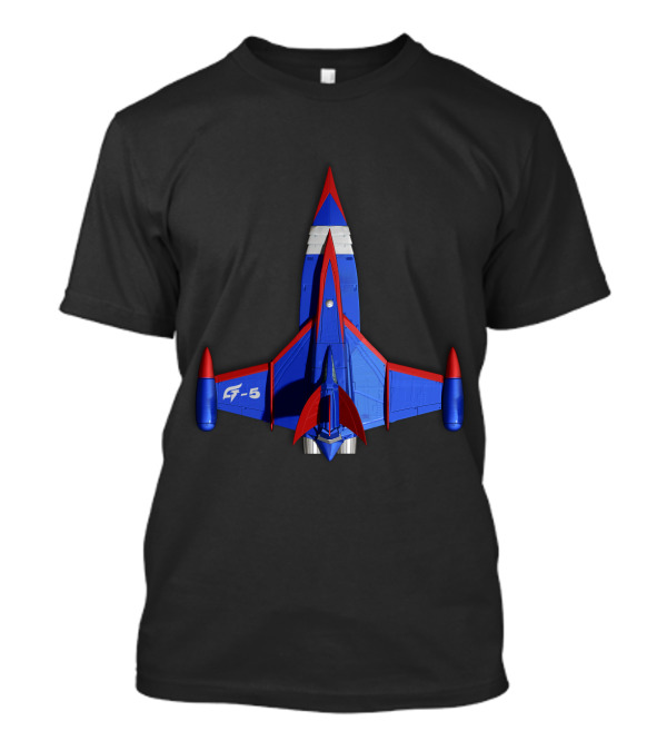 Battle Of The Planets G5 Up Jet Fighter Spaceship T-Shirt