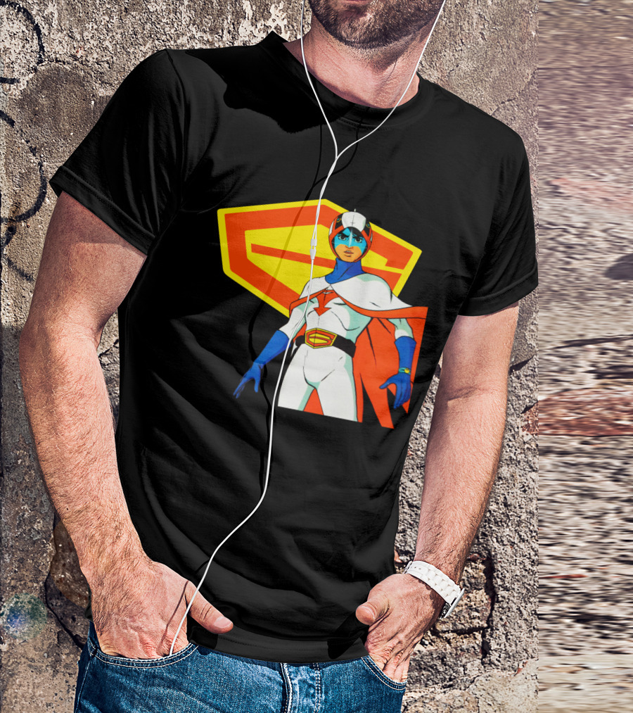 Battle Of The Planets G Force Iconic Character With Emblem T-Shirt