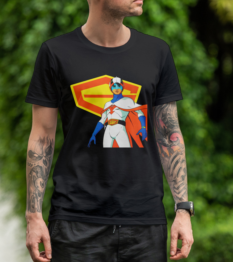 Battle Of The Planets G Force Iconic Character With Emblem T-Shirt