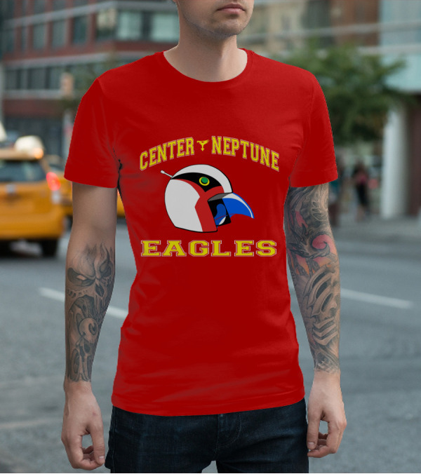 Center Neptune Eagles G-Force Helmet T-Shirt