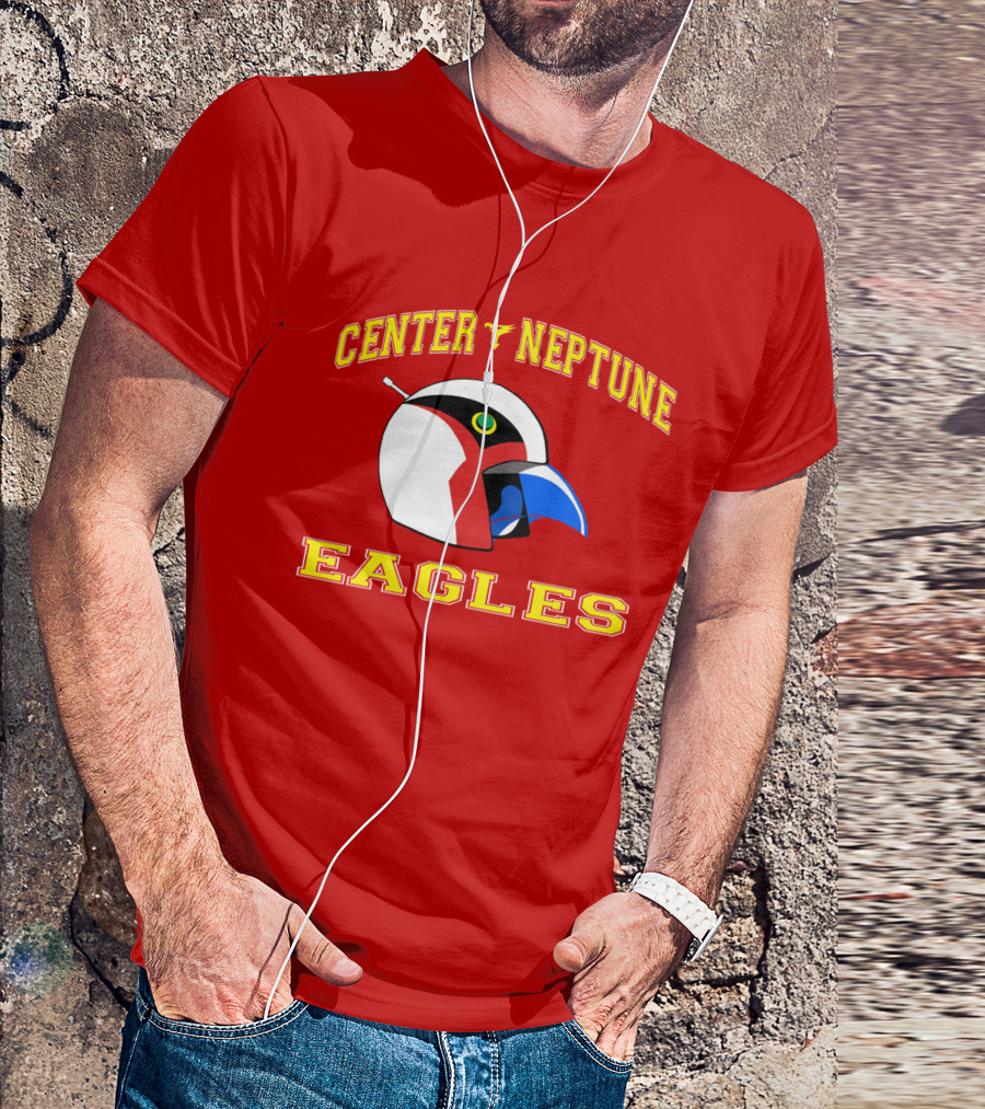 Center Neptune Eagles G-Force Helmet T-Shirt