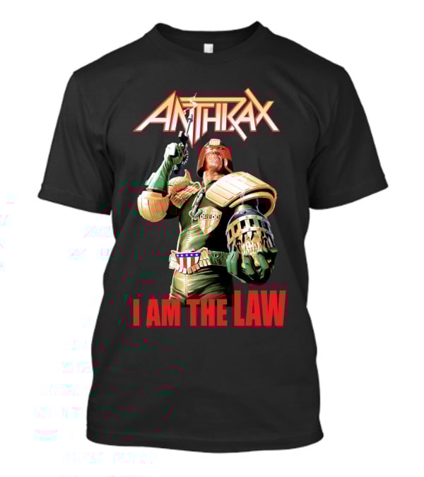 Anthrax Judge Dredd I Am The Law T-Shirt