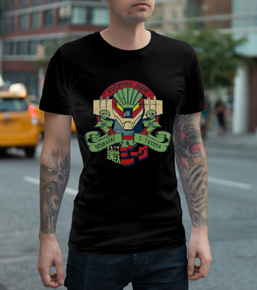 Kotetsu Jeeg Go Nagai T. Yasuda 1975 Japan Robot T-Shirt