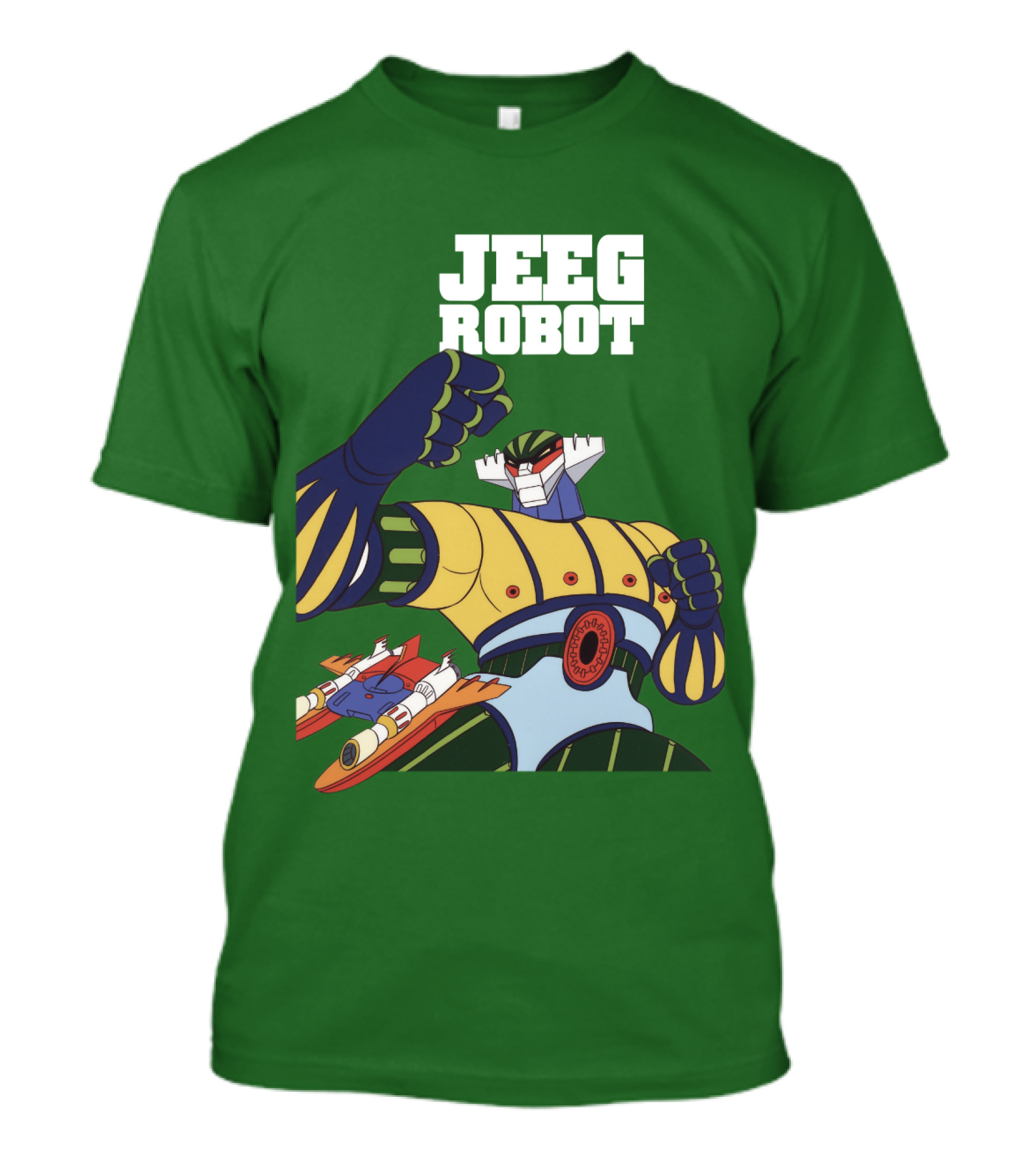 Jeeg Robot Anime Mecha Hero Dynamic Pose T-Shirt