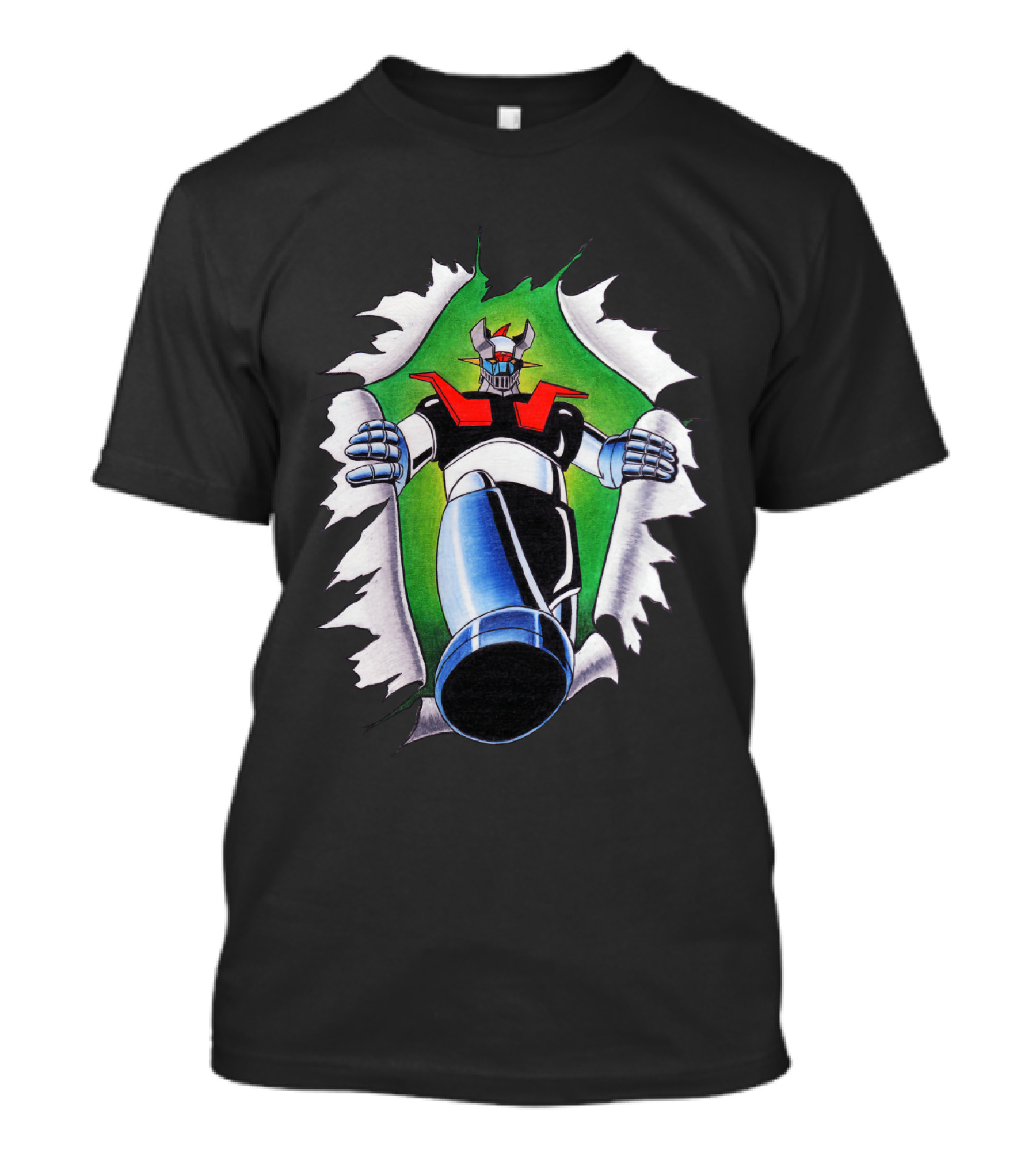 Camisetas Mazinger Z Robot Breakthrough T-Shirt