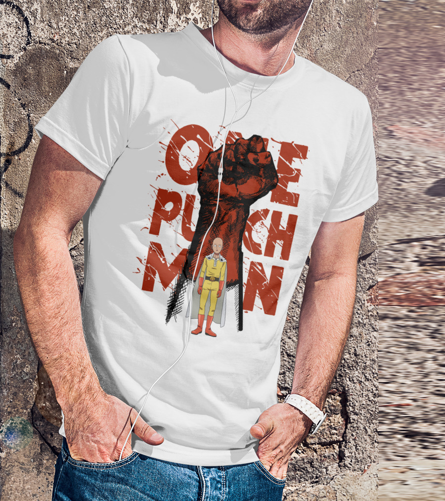 One Punch Man Saitama Hero Fist Power T-Shirt