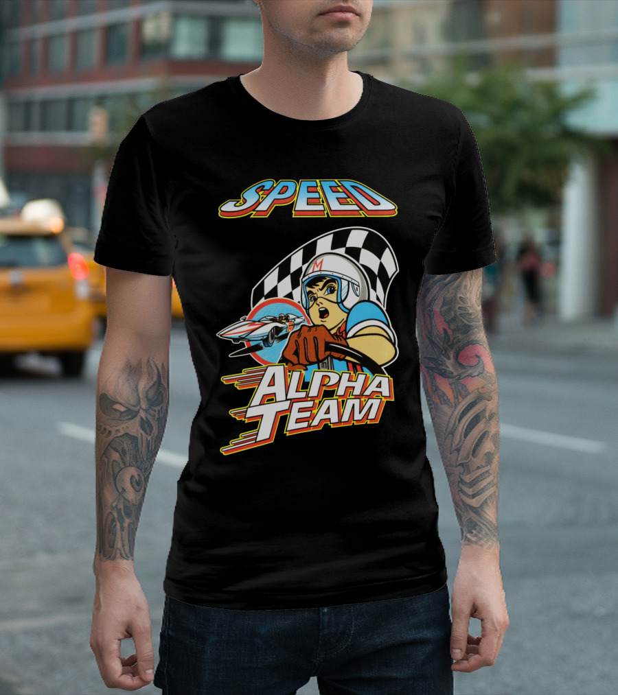 Speed Racer Alpha Team Dynamic Racing Adventure T-Shirt