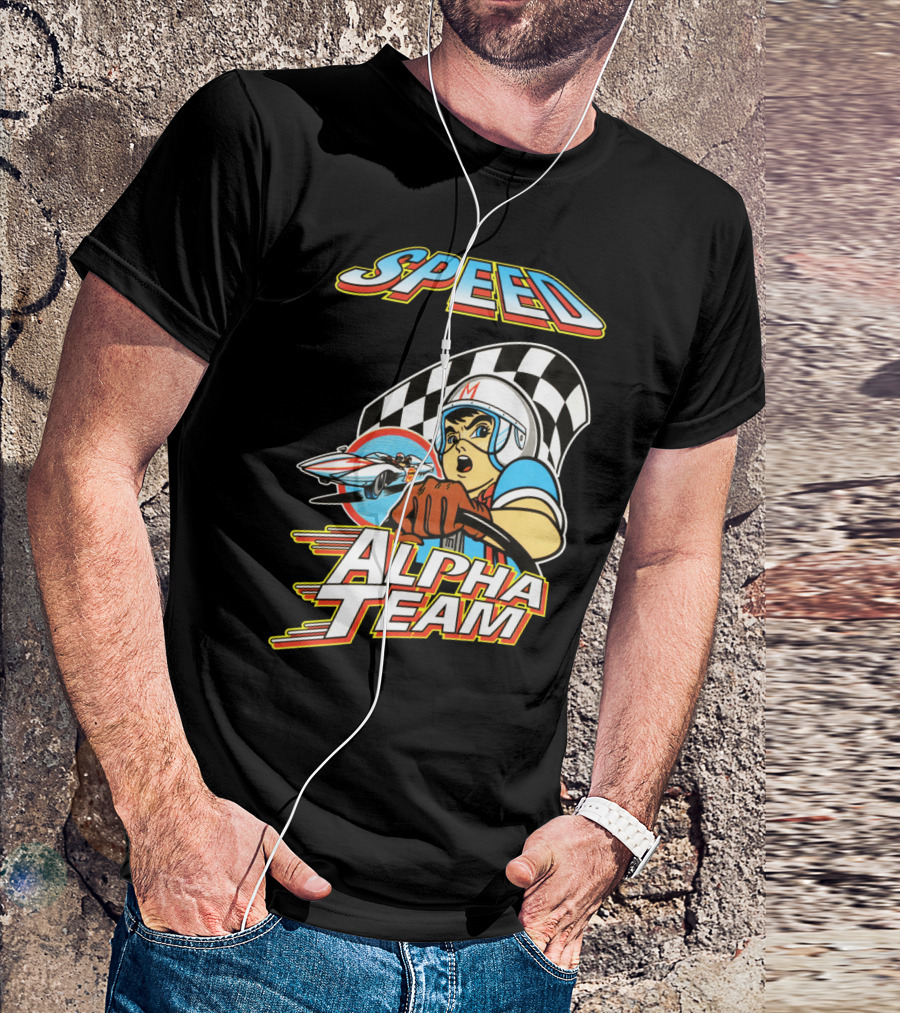 Speed Racer Alpha Team Dynamic Racing Adventure T-Shirt