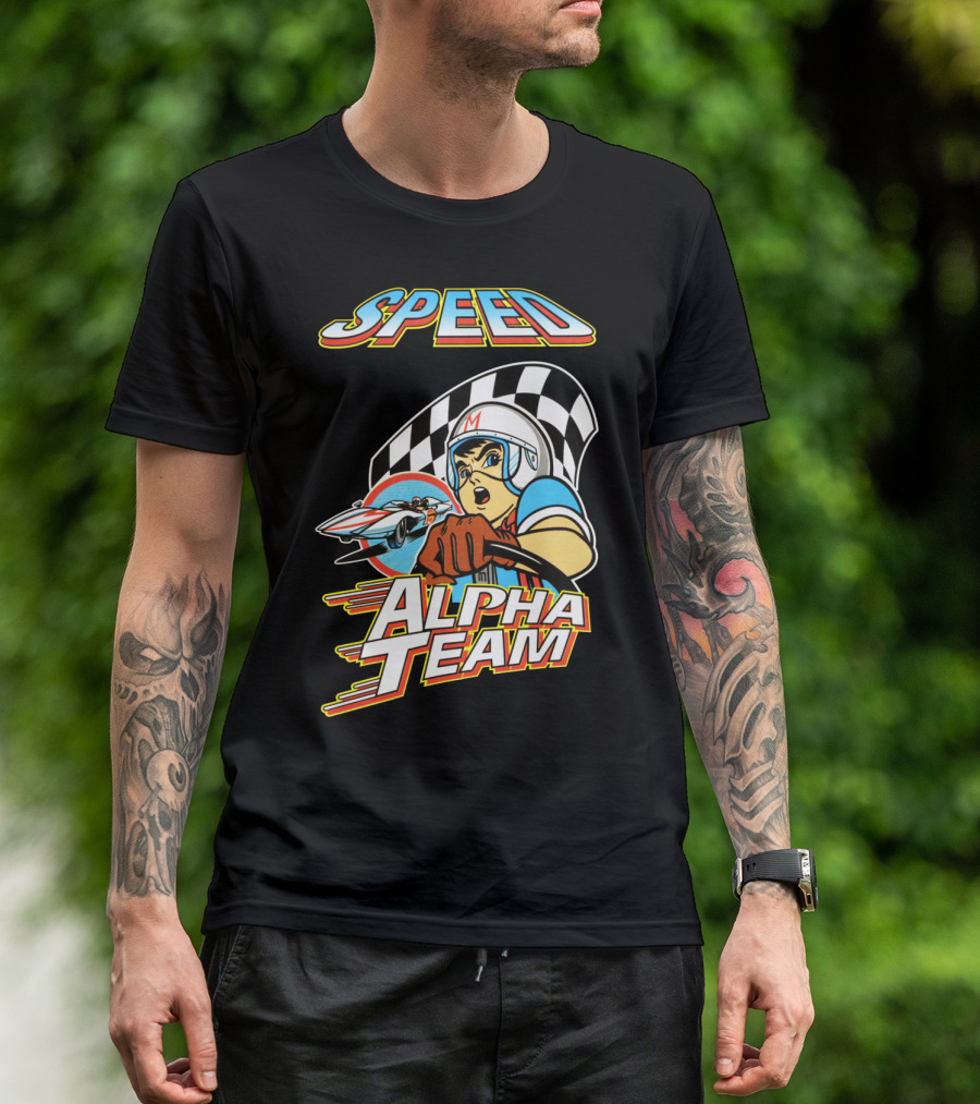 Speed Racer Alpha Team Dynamic Racing Adventure T-Shirt