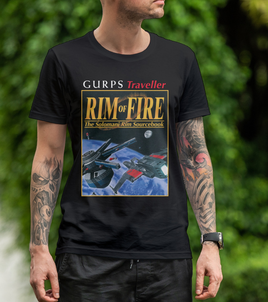 GURPS Traveller Rim Of Fire The Solomani Rim Sourcebook T-Shirt