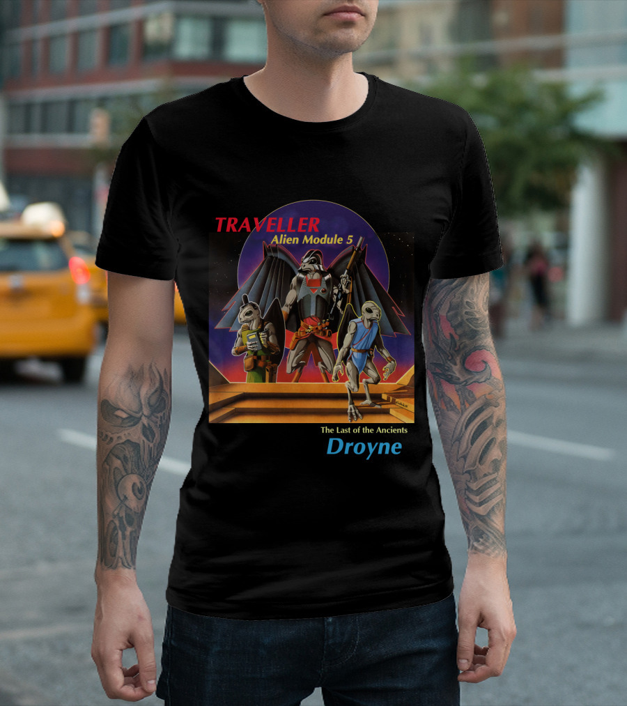 TRAVELLER Alien Module 5 The Last of the Ancients Droyne T-Shirt