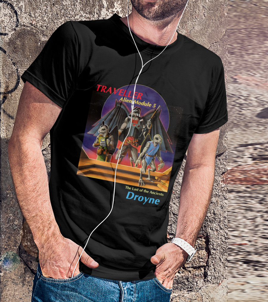TRAVELLER Alien Module 5 The Last Of The Ancients Droyne T-Shirt