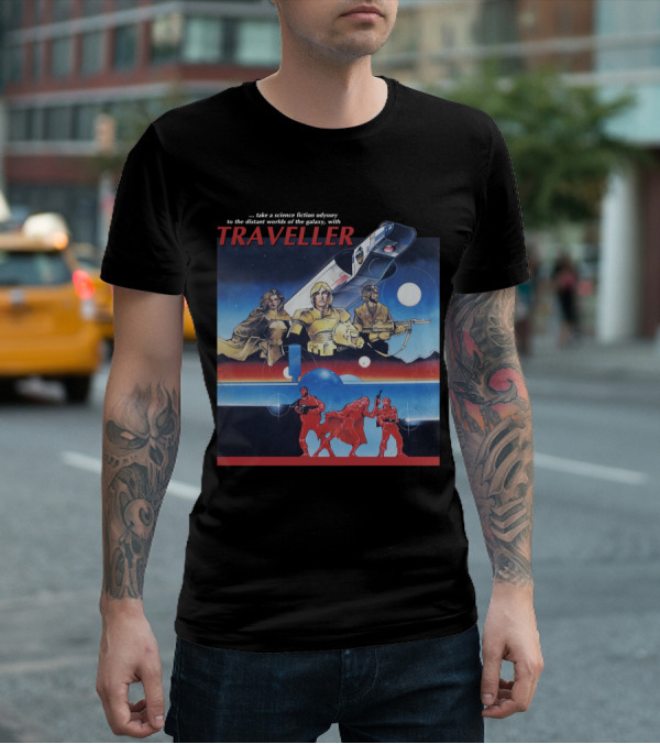 Traveller Science Fiction Odyssey To The Distant Worlds Of The Galaxy T-Shirt