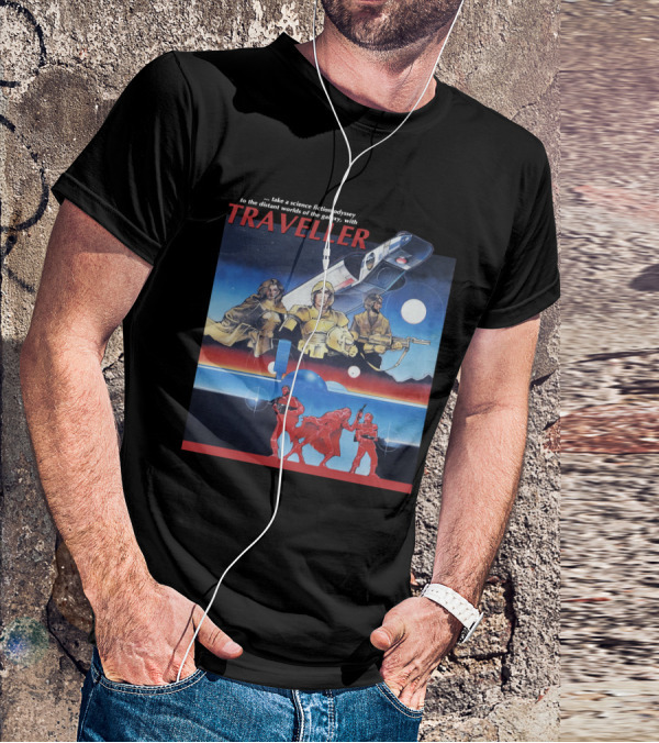 Traveller Science Fiction Odyssey To The Distant Worlds Of The Galaxy T-Shirt