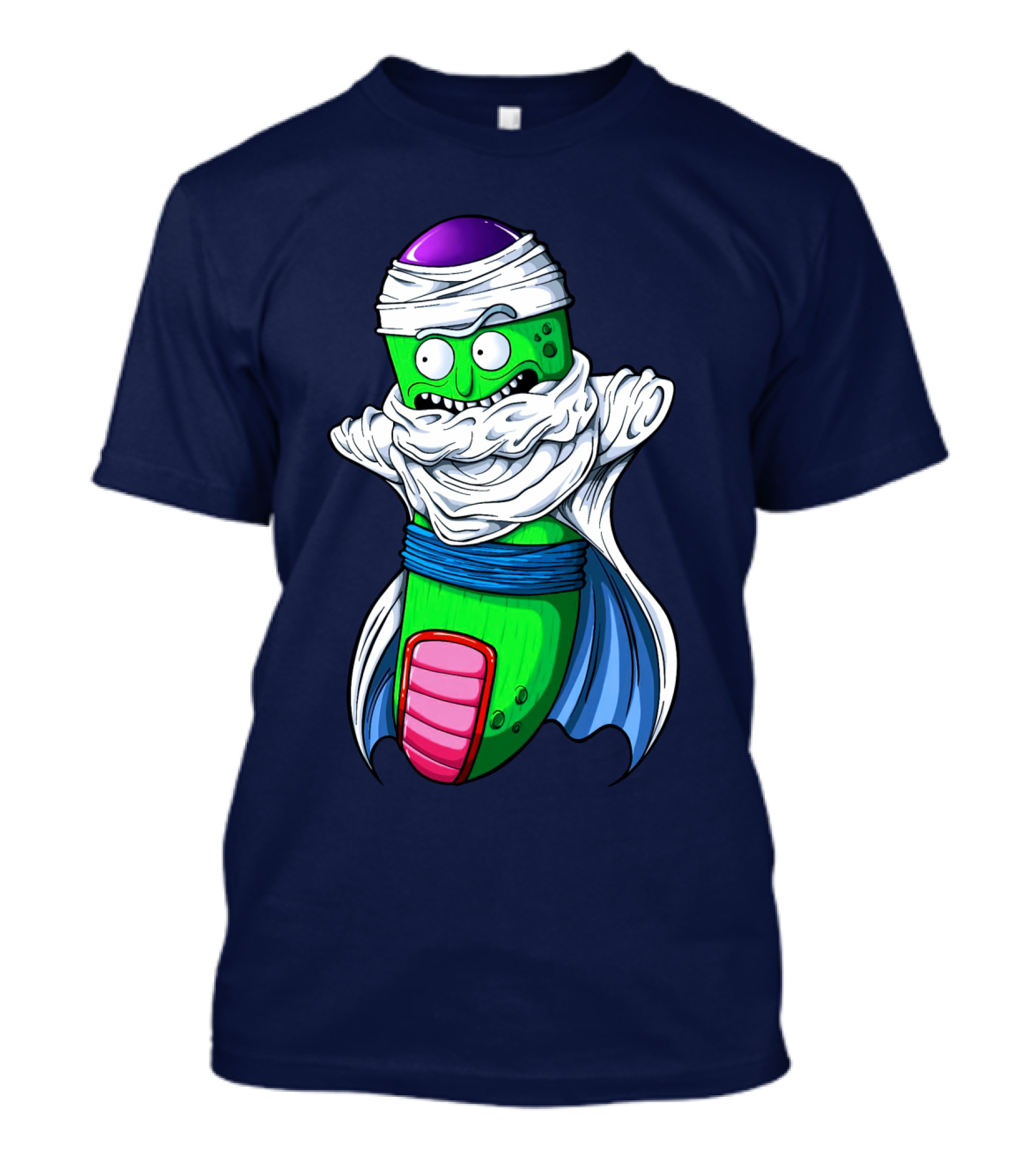 Rick And Morty Pickle Rick Meets Dragon Ball Z Fusion T-Shirt