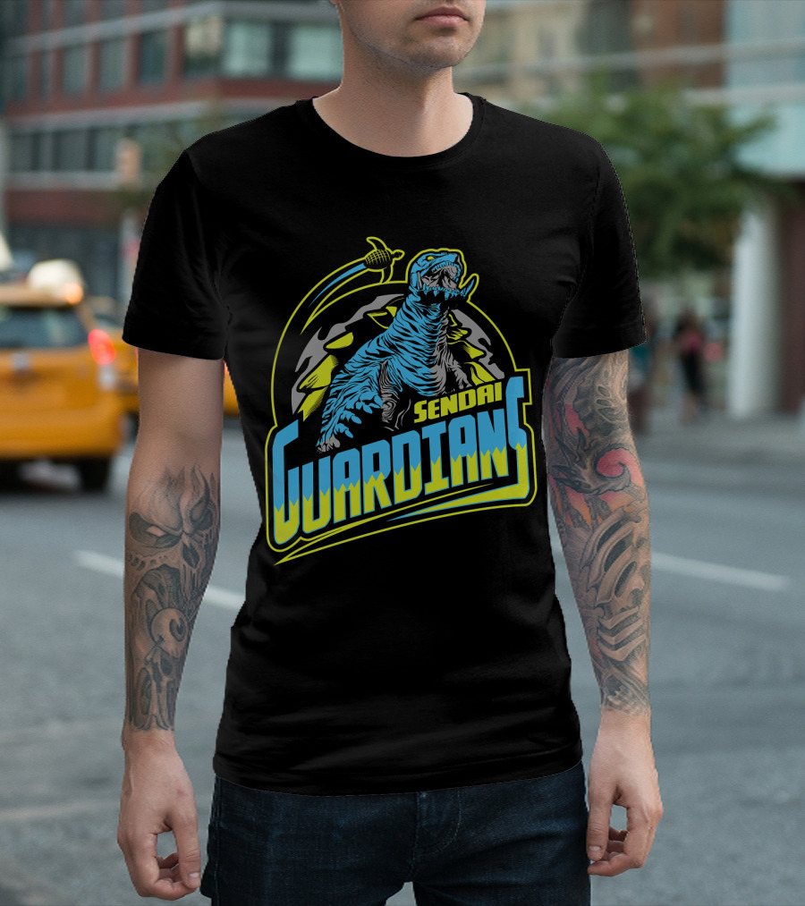 Sendai Guardians T-Rex Kaiju Sports T-Shirt